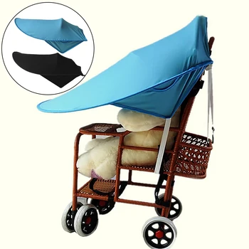 

95x78cm Anti-UV Windproof Waterproof Baby Stroller Pushchair Sun Shade Canopy Cover Awning for Stroller Accessories Outdoor Use