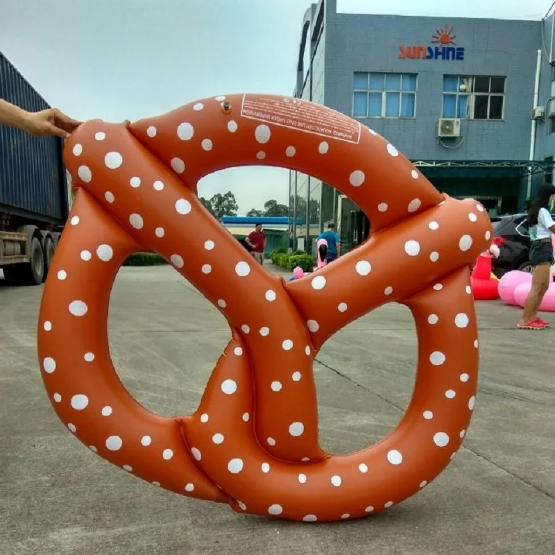 

Electricity Supplier New Products Inflatable Environmentally Friendly Bread Floating Bed, Adult Inflatable Bread Swim Ring, Infl