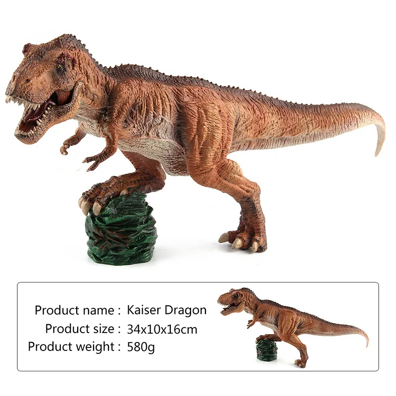 Большой бронтозавр Парк Юрского периода игрушка-динозавр, мягкие ПВХ фигурки, ручная роспись, модель животного, коллекция игрушек для детей, подарок - Цвет: JZD016