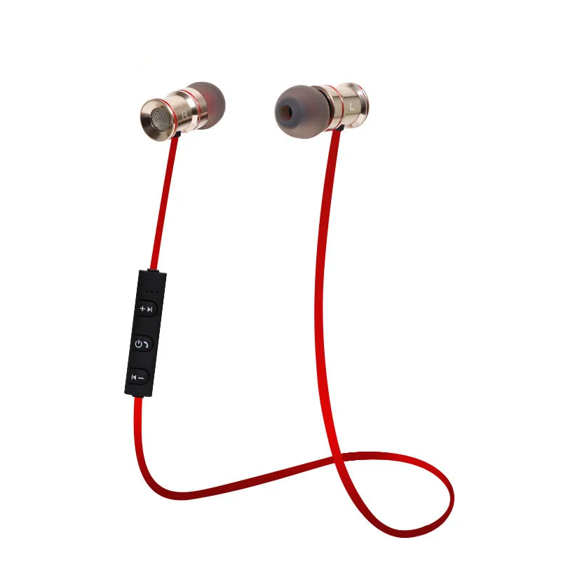 Спортивная bluetooth-гарнитура с наушниками металлическая Беспроводная