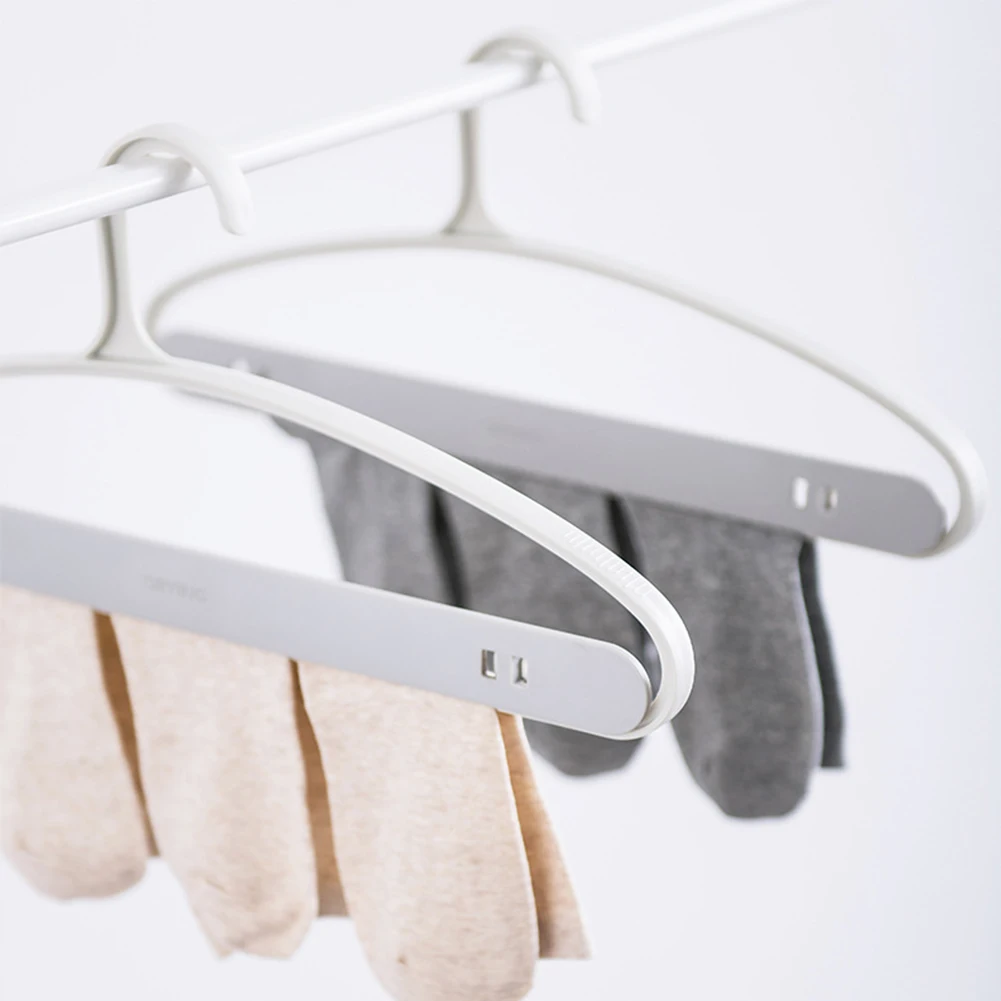 5Pcs Home Folding Sock Towel Hotel Accessory Anti-slip Neck Ties Multi Function Drying Rack Partition Clip No Trace Storage