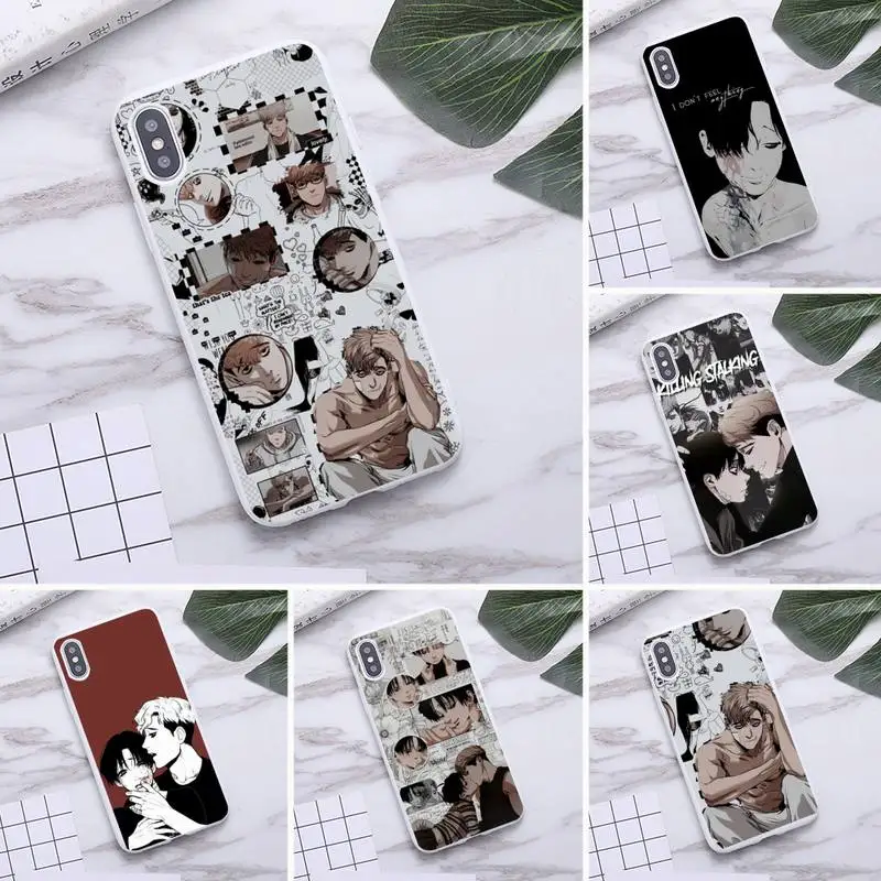 Sangwoo Killing Stalking Phone Case For iphone 12 11 Pro Max Mini XS 8 7 6 6S Plus X SE 2020 XR Candy white Silicone cover | Мобильные