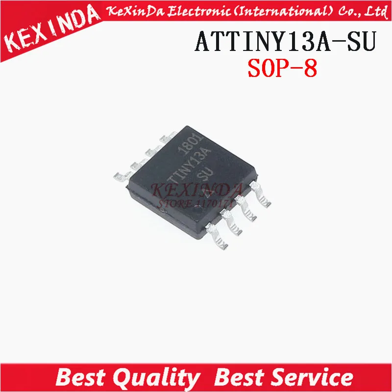ATTINY13A-SU ATTINY13A TINY13A SOIC-8 IC 20 шт./лот Бесплатная доставка | Электронные компоненты и