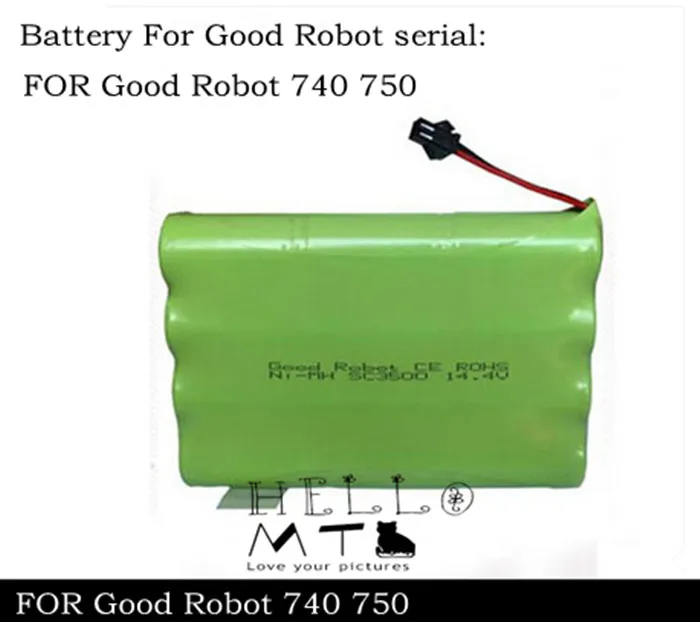 14 4 V 3500mah Ni-MH для хорошего робота Замена батареи NTC PTC защита от перегрузки по току