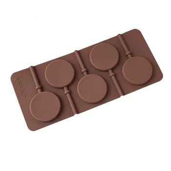 

Supply 5 Round Lollipops Shaped lollipop Molds candy Into The Oven Cake Mold Dessert Tools