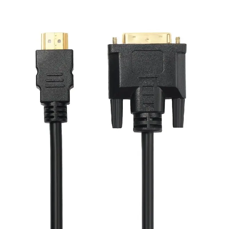 HDMI к DVI D видео кабель адаптер папа Мужской Кабель 1080p для ЖК и светодиодный