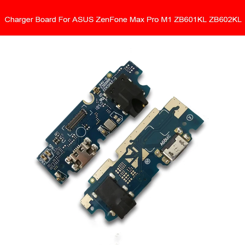 Подлинная USB зарядное устройство плата для Asus ZenFone Max Pro M1 ZB601KL ZB602KL зарядный порт док-станция USB плата запасные части