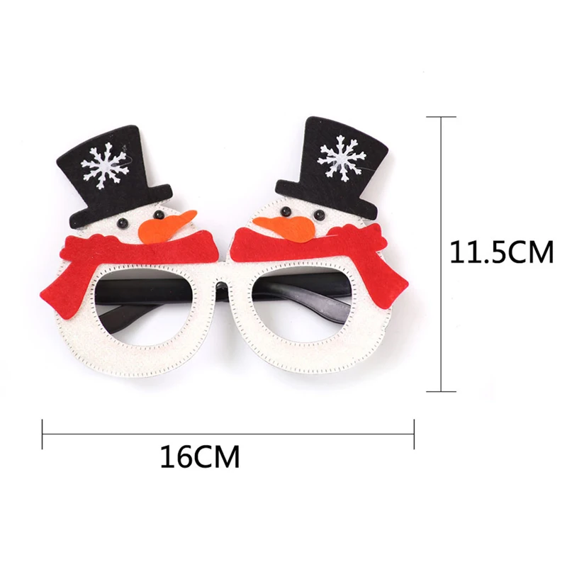 Украшения для рождественской вечеринки для взрослых Детские игрушки Санта Снеговик очки с рогами рождественские украшения для очков праздничное платье