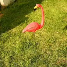 Украсить Фламинго статуэтки, украшение Пластик искусственные украшения для сада фламинго на лужайке украшения красивые Фламинго орнамент