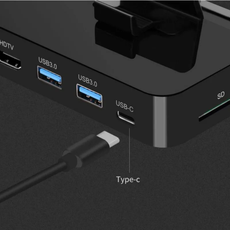 Док станция для телефона с разъемом типа C HDMI USB3.0 SD/TF адаптер питания SamSung