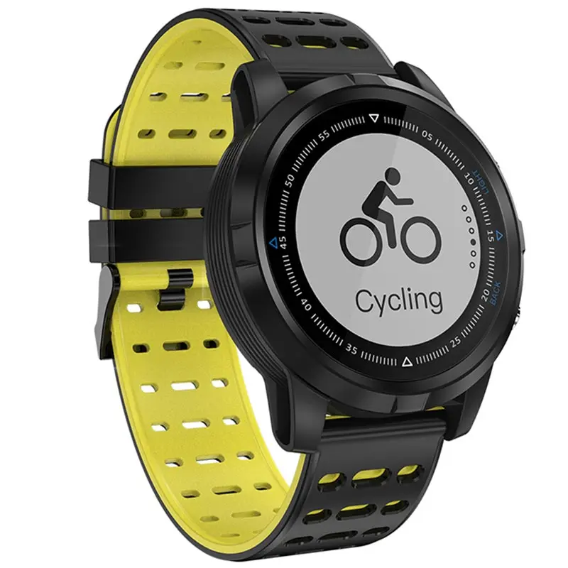 N105 gps Смарт-часы водонепроницаемые Смарт-часы динамический монитор сердечного ритма мульти-Спорт Мужчины Женщины Бег Спортивные Наручные Часы - Цвет: yellow