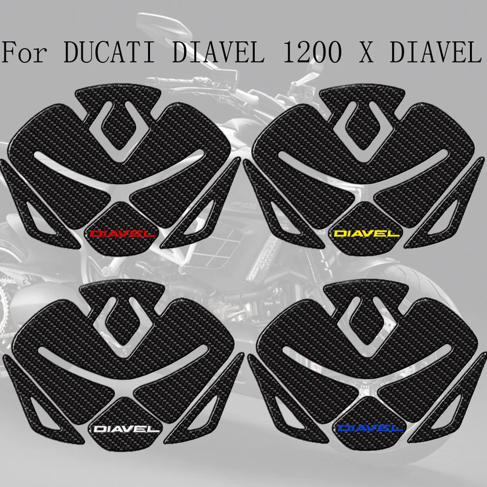Накладка на бак мотоцикла Наклейка протектор Наклейка Эмблема для DUCATI DIAVEL 1200 X DIAVEL