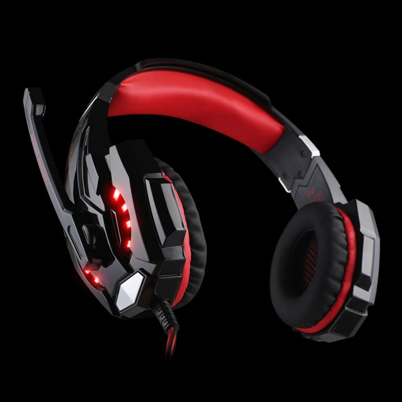 KOTION EACH G9000 Gaming Headset with Mic for PS4 for One PC Over Ear Headphones with Volume Control LED Light