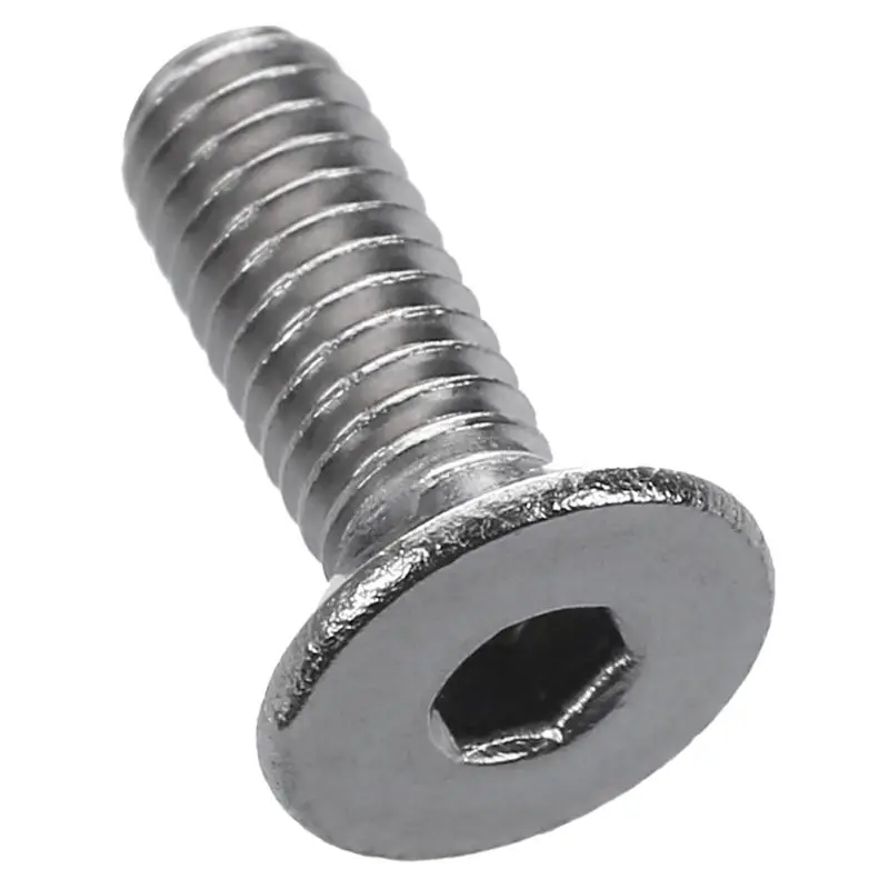 50 Pcs Stainless Steel Countersunk Screws, Hexagon Socket Hex Key Bolts M4 x 12mm