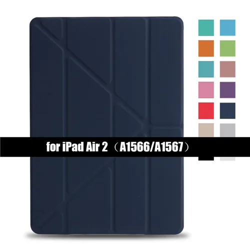 Чехол для IPad Air Flip Stand Case для Ipad 5 6, чехол из искусственной кожи для IPad Air 2 Smart Cover для Ipad Air 1 - Цвет: DB  for ipad air2