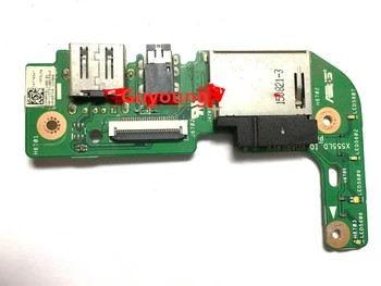 

For ASUS X555 X555L X555LD X555LD_IO USB AUDIO CARD READER BOARD REV:2.0 MB 100% Tested