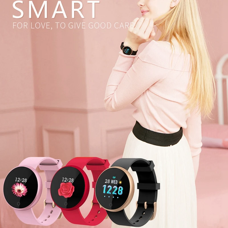 Smart Bluetooth Ladies Watches Fashion Smart Watch Women Calories Heart Rate Watch Beauty Digital Wrist Watch B36
