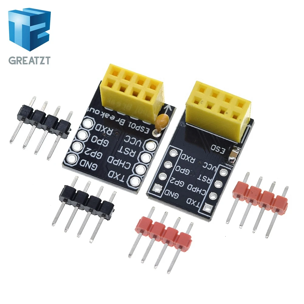 GREATZT ESP-01 Esp8266 ESP-01S Model Of The ESP8266 Serial Breadboard Adapter To WiFi Transceiver Module Breakout UART | Электронные