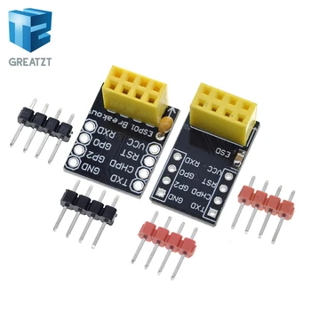 

GREATZT ESP-01 Esp8266 ESP-01S Model Of The ESP8266 Serial Breadboard Adapter To WiFi Transceiver Module Breakout UART Module