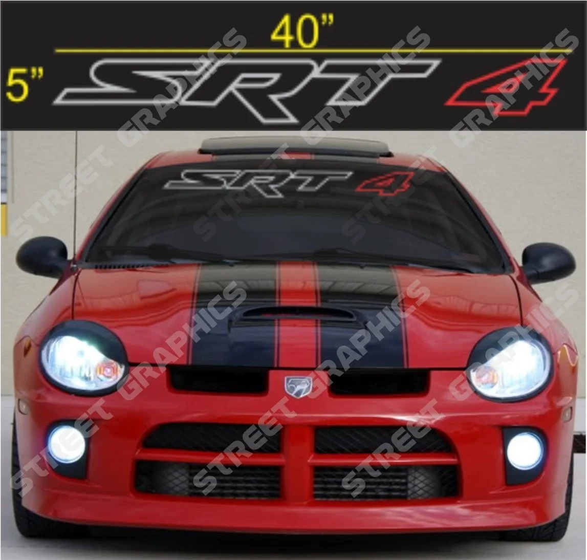 Для SRT 4 наклейка на ветровое стекло наклейка|Наклейки автомобиль| |