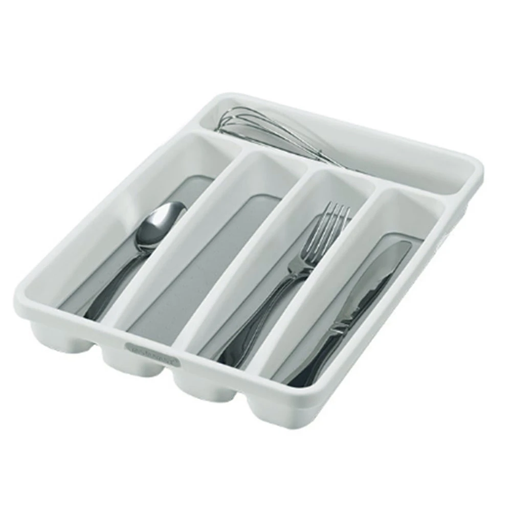 1pc Large Silverware Tray Kitchen Drawer Organizer Tray Spoon