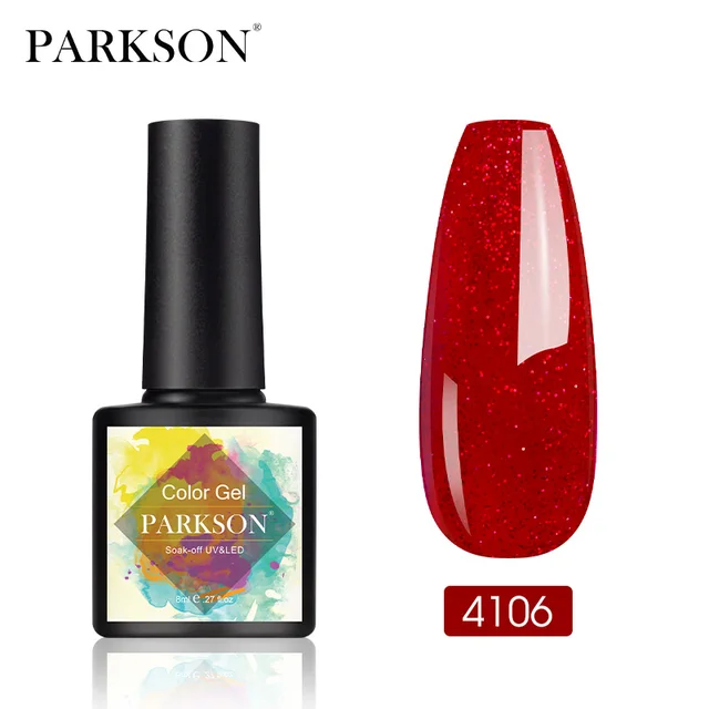 Parkson No Wipe Top Coat Base Coat Nail Gel polish Design Enhancer Varnish Semi Permanent Soak Off UV LED Nail Art Tool 4106