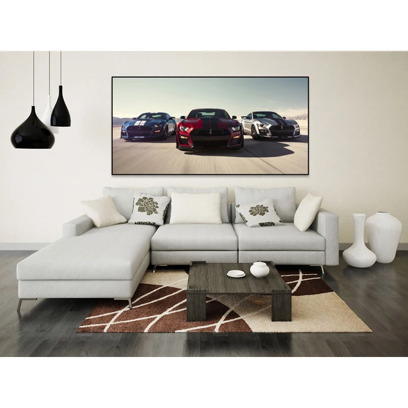 Настенная картина спортивный автомобиль холст HD печать 1 панель роскошные