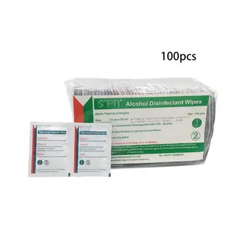 

100 Sheets individual package Alcohol Wipes Hand Skin Toys Sanitizing Disinfecting Pads