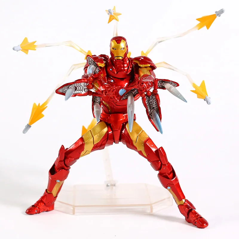 Revoltech № 013 Железный человек MK37 кровоточащий край Броня вер. ПВХ фигурка Коллекционная модель игрушки