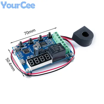

Overcurrent Relay Module AC Current Detection Measurement Digital Display Overcurrent Protection TTL Output DC 12-24v