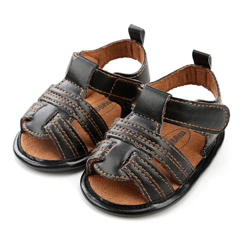 B WEIXINBUY/летние сандалии для мальчиков и девочек Bebe вечерние детская обувь для младенцев на день рождения золотые Нескользящие Детские мокасины из искусственной кожи - Color: B