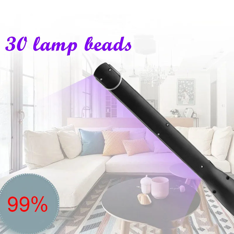

Portable Handheld Sterilize UV Light Home Mobile Disinfection Germicidal Lamp QJS Shop