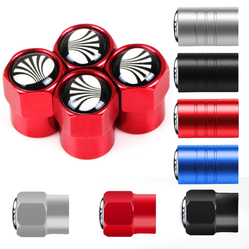 

4pcs Car styling Aluminum alloy Car Wheel Tires Valves Tyre Stem Air Cap for Daewoo Car accessories