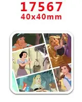 17567 30 шт мультяшный персонаж плоское украшение из смолы PR 23352 - Цвет: 17567