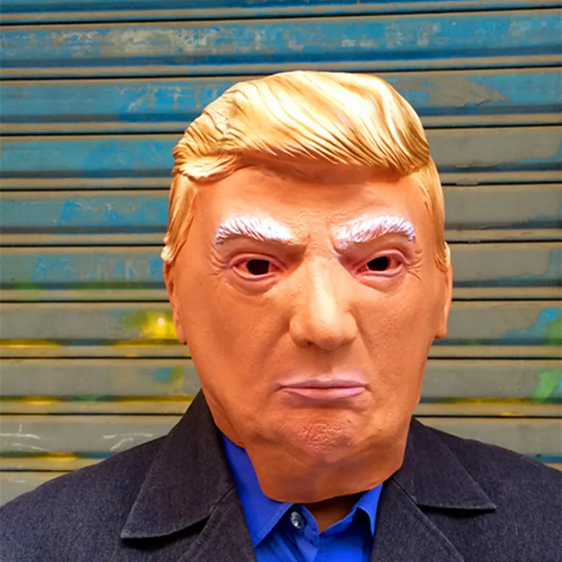 

Funny Realistic Latex Celebrity Donald Trump Putin President Mask Halloween Ball Cosplay Masks Party Costume Dress Up Decoratio