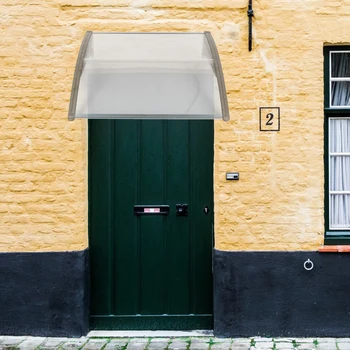 

Window Awning Door Canopy Polycarbonate Cover Front Door Hollow Sheet Rain Cover Eaves Canopy Door Rain Sunlight Protection