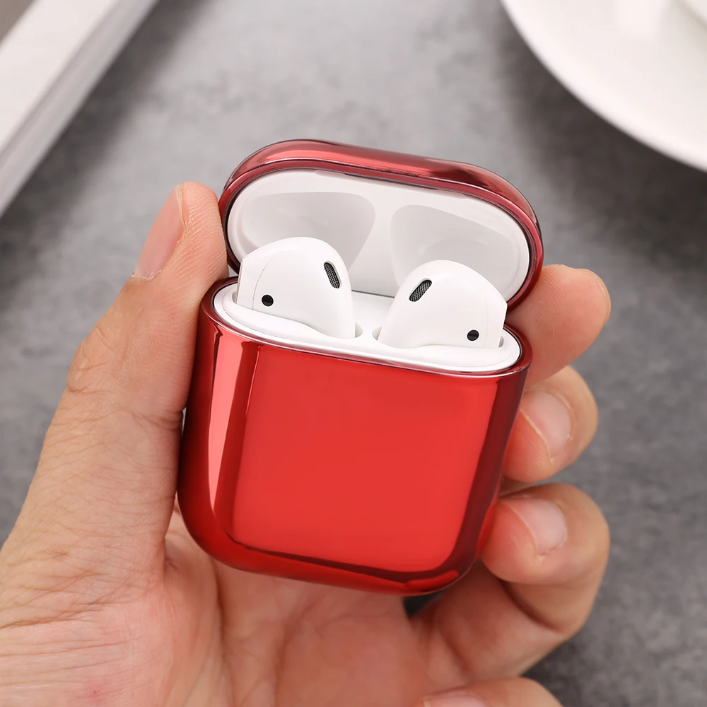 Чехол для наушников с защитой от падения для Airpods 1 2 Роскошный Жесткий Чехол для Apple Airpods 1 2 Чехол для наушников с Bluetooth