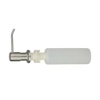 

Soap Dispenser Pump for Kitchen Useful Sink Steel Head Bottle Easy to Install 300 ML Stainless Steel Soap Dispensers