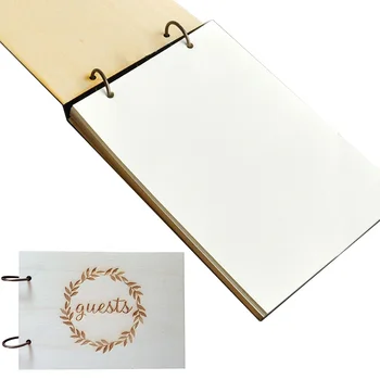 

Names Guestbook Pages Calligraphy Rustic Vintage Wedding Decoration Gift Couples Wedding Guest Book Blank Journal Date Wooden