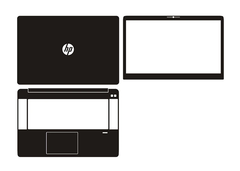 Наклейка для ноутбука KH защитная наклейка из углеродного волокна HP ZBook studio G3 15 6