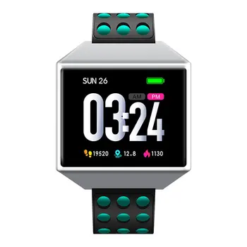 

Full Touch Screen Smart Watch Heart Rate Sports Band Fitness Pedometer Breathing Light Waterproof Movement Smartwatch