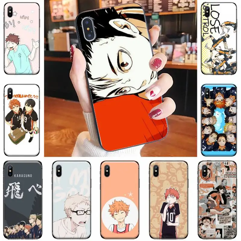 

Haikyuu Hinata attacks movement Coque Shell Phone Case For iphone 5 5S SE 5C 6 6S 7 8 plus X XS XR 11 PRO MAX