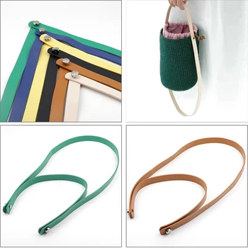 買取 Diyハンドバッグアクセサリー中空巾着織バケットバッグpuleatherバッグ底ショルダーストラップとベルトバッグバックパック