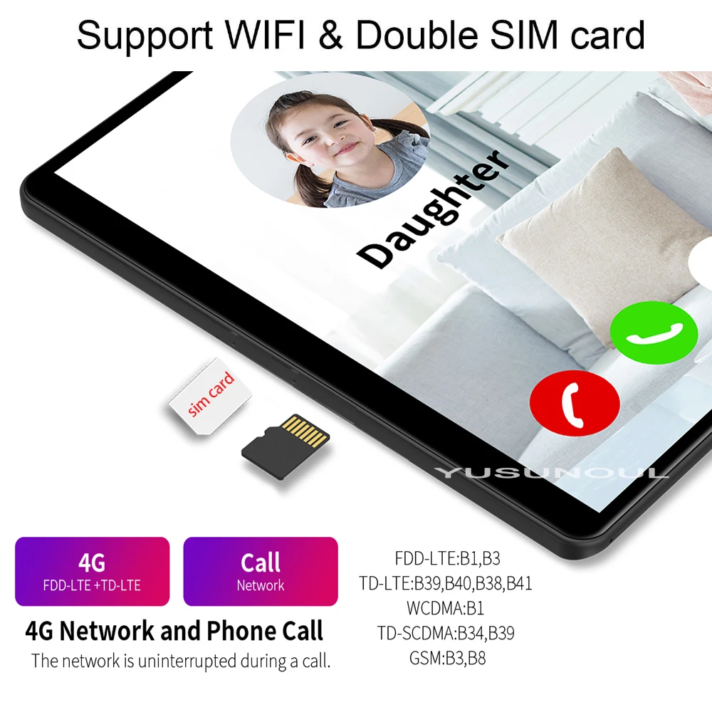 US $245.87 Sale New Android 90 4G LTE 33264GB ROM 5G WIFI 19201200 FHD 8 Cores tablet pc 10 inch Google Play Tablets 10 101