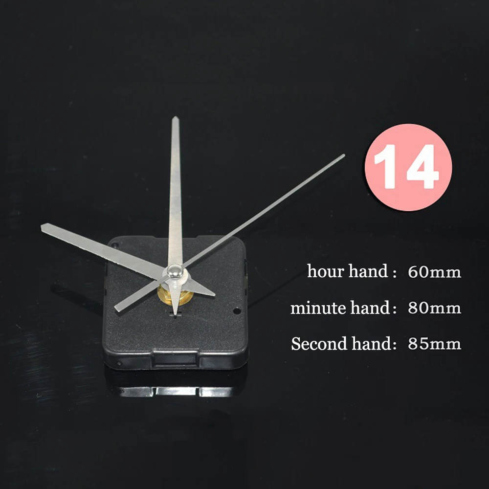 DIY Wall Clock Movement Hanging Quartz Watch Silent Clock Mechanism repair Movement Wall Clock Mechanism Parts 14