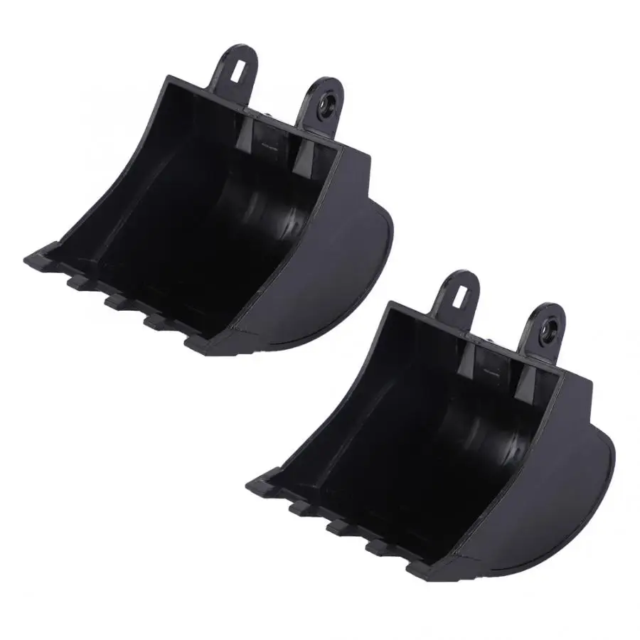 

2Pcs/Set Spare Parts RC Simulation Bucket for HUINA 1310 Metal RC Excavator Engineering Vehicle Model Accessory RC Car Toys
