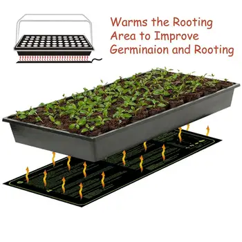 

Seedling Heat Mat Plant Seed Germination Propagation Clone Starter Pad Vegetable Flower Garden Tools Supplies Greenhouse
