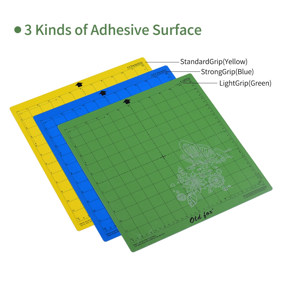 Paquete Variado De Cricut 1 Stronggrip, 1 Lightgrip, 1 Stan