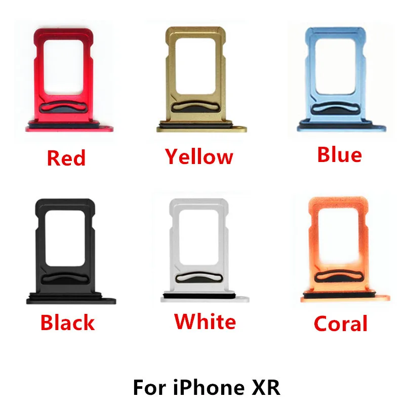 Одиночный двойной лоток для sim-карты слот iPhone XR контейнера сменная часть адаптера