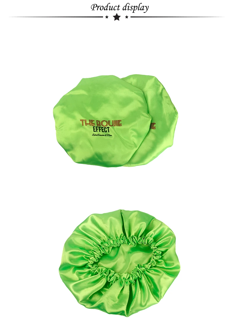 Индивидуальные лого напечатанные бутик женские волосы для наращивания атласные шелковые защитные колпачки для сна капот для девственных волос парики для наращивания